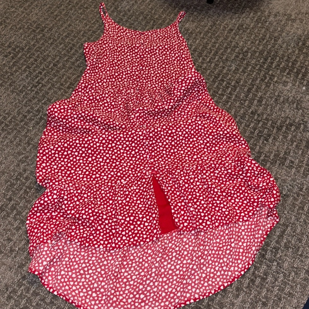 Abercrombie kid Heart sundress 13/14